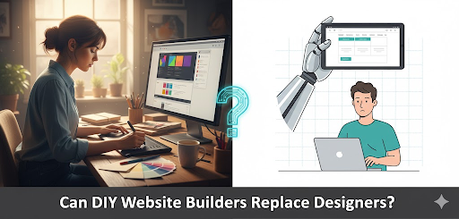 Can DIY Website Builders Replace Designers?