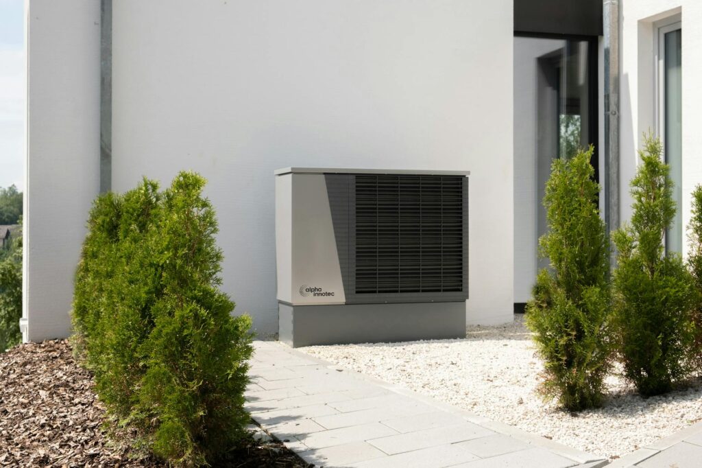 air source heat pump installation