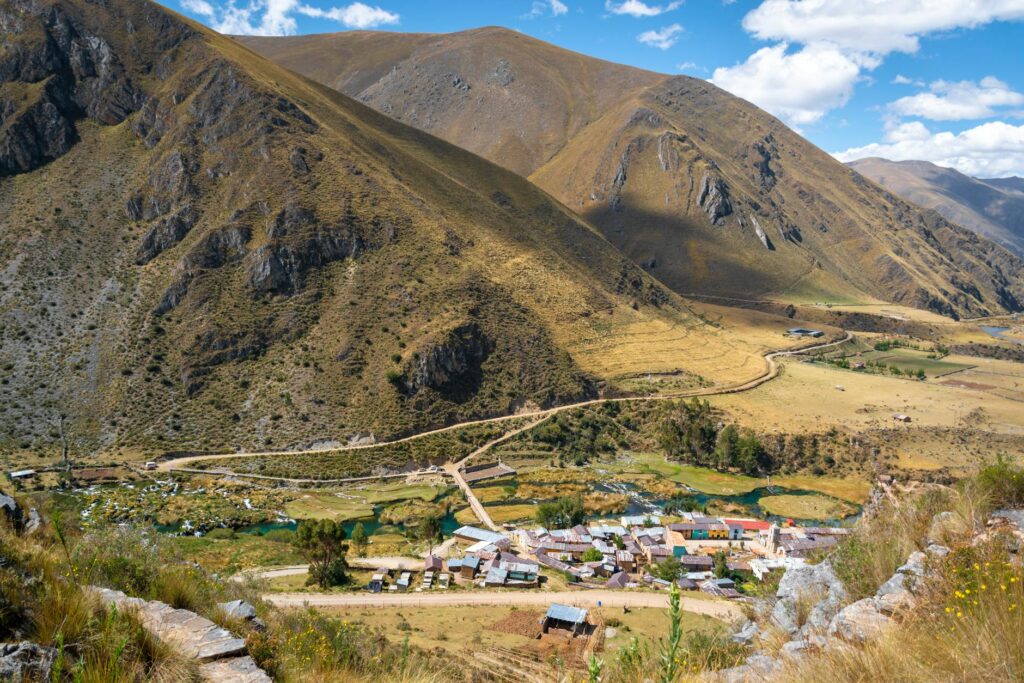 Andean village Peru