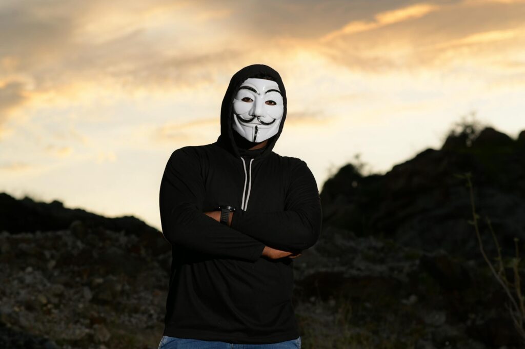 anonymous blogging concept