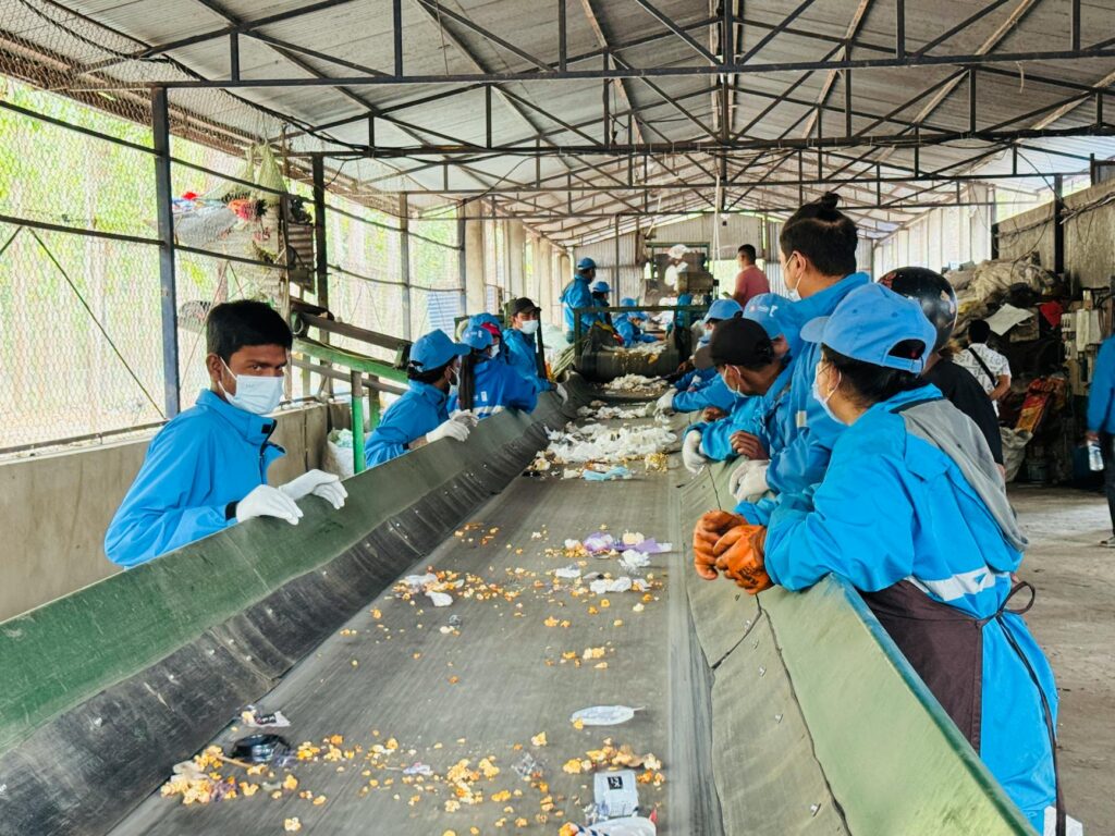 AI recycling sorting technology