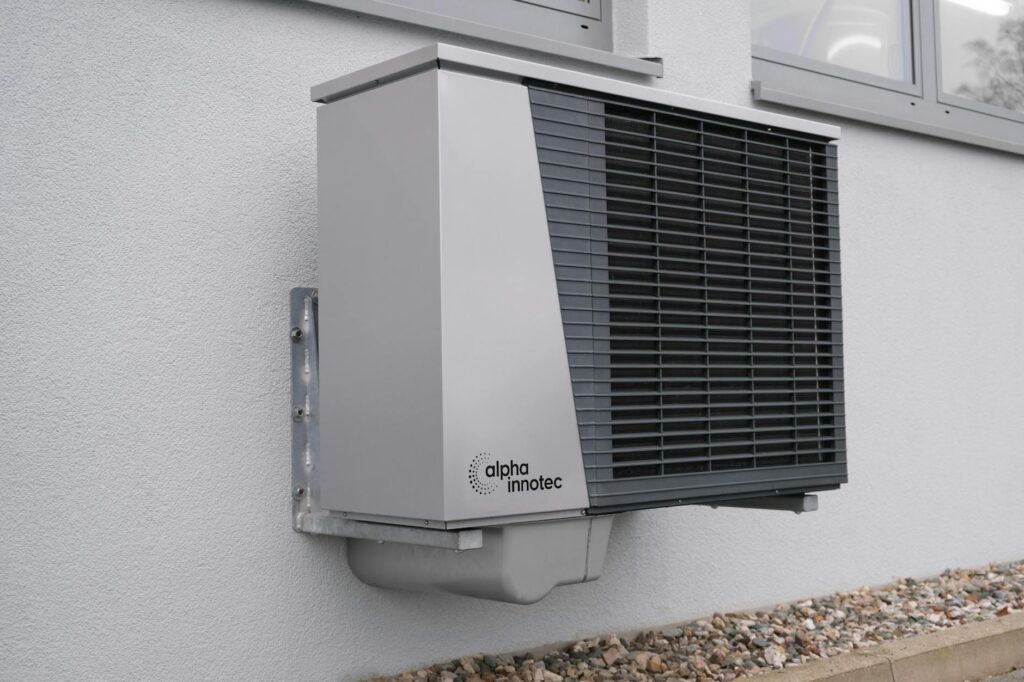air source heat pump installation