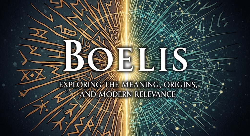 Boelis: Exploring the Meaning, Origins, and Modern Relevance