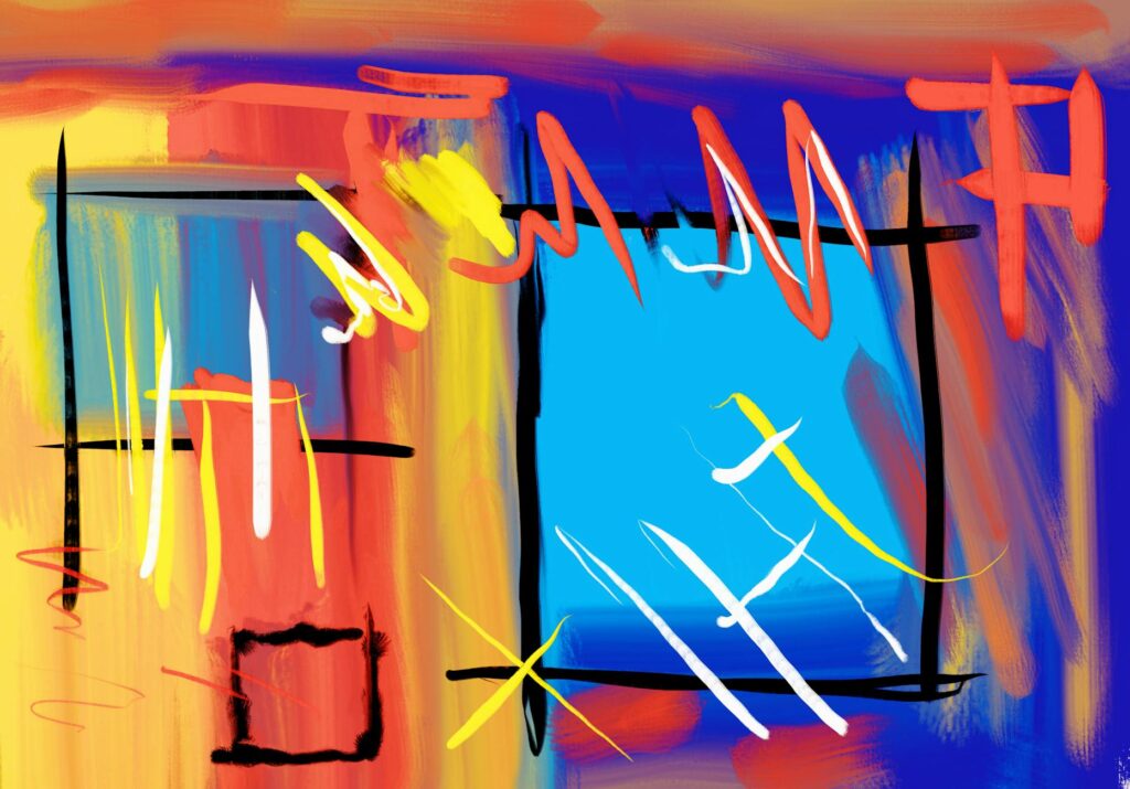 unique abstract word concept