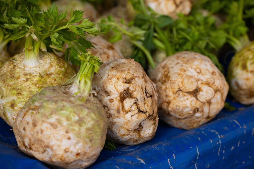 celery root preparation