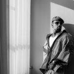 Chris Brown with his children