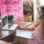 solopreneur working online