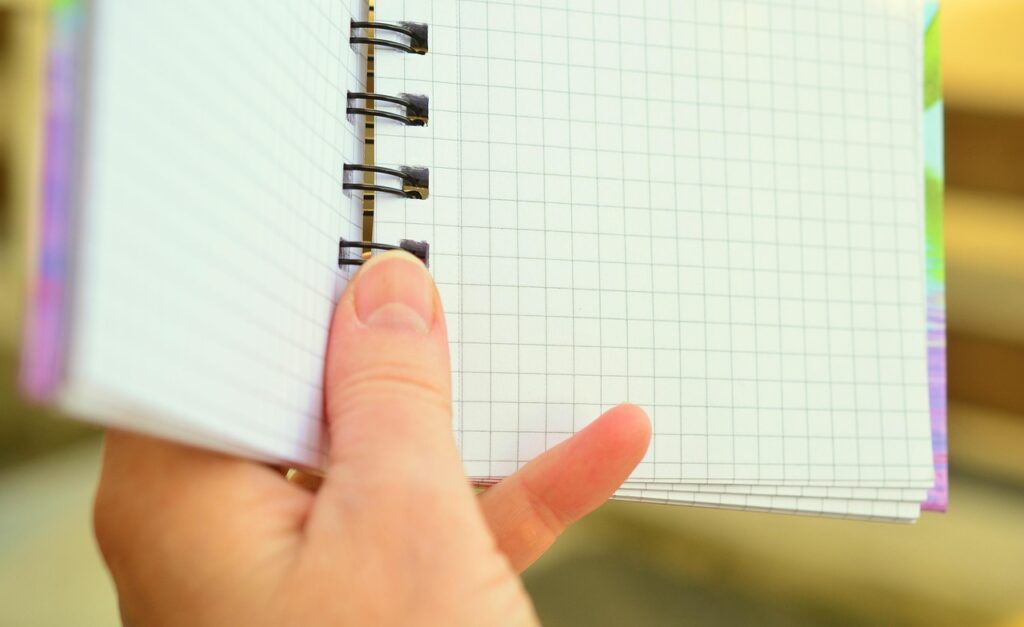 person planning schedule