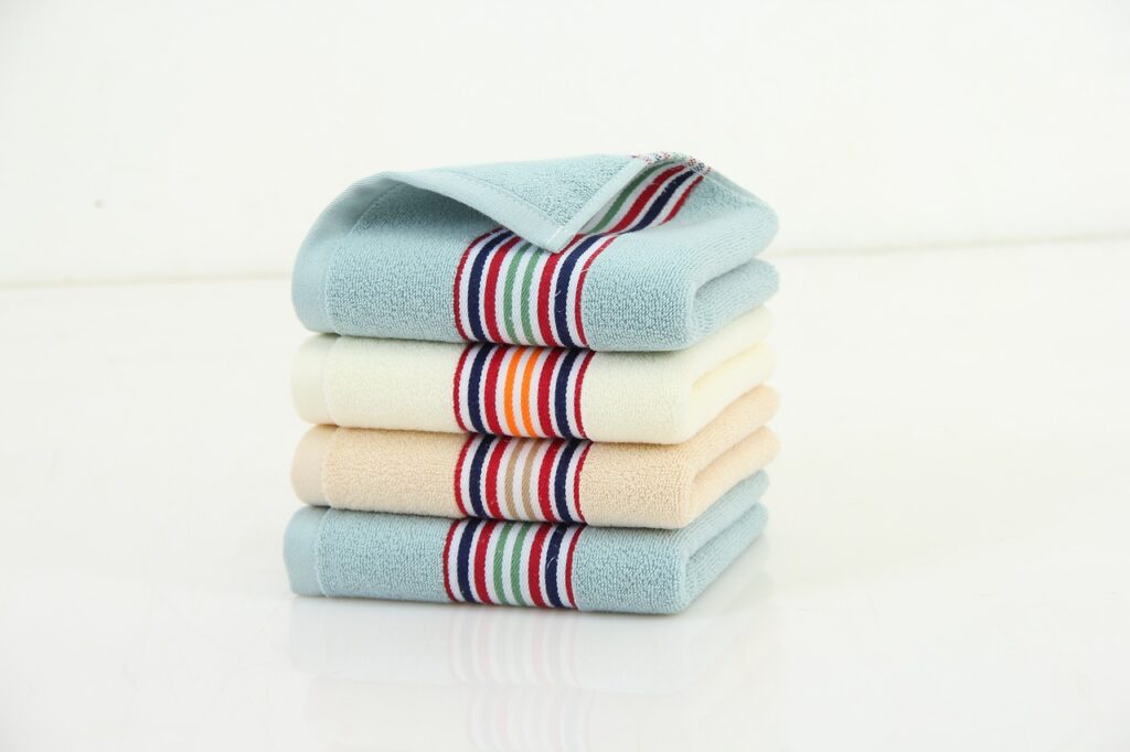 tea towel pile